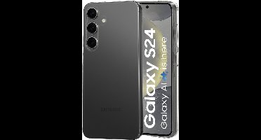 Mobiparts hoesje geschikt voor Samsung Galaxy S24 - Zacht TPU - Schokabsorberend TPU - Grip Coating - Transparant
