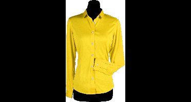 Disco Blouse Dames - Dames Blouse - Hippie Blouse - Disco Blouse - Geel - Maat L