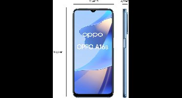 Smartphone Oppo A16s 6,5" Octa Core 4 GB RAM 64 GB Blue 4 GB RAM ARM Cortex-A53 MediaTek Helio G35 6,52" 64 GB