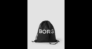 Björn Borg Gymtas Kinderen Rugzak - Tas met Touwtjes - Zwart - 100% Gerecycled Polyester