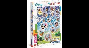 Clementoni - Puzzel - 104 Stukjes - Superkleur Karakters - Puzzel Voor Kinderen - Vanaf 6 Jaar