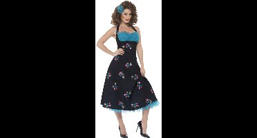 Smiffys - Grease Cha Cha DiGregorio Kostuum - M - Zwart