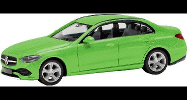 Herpa 430913-003 H0 Auto Mercedes Benz C-klasse limousine, groen licht