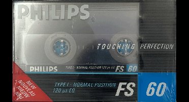 Philips FS60 Cassettebandje – Type I – 60 min – Normal – Gesealed