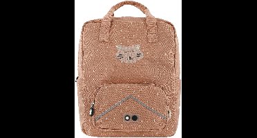 Trixie Rugzak - Mrs. Cat - Schooltas Waterafstotend - Boekentas voor Kind - Voor Jongens en Meisjes - Ook geschikt als Gymtas - Roze - Kat