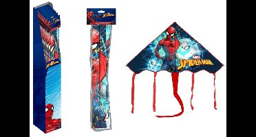 Marvel Spider-Man Vlieger – Rood/Blauw – 9 x 68 cm – Voor Kinderen – Buitenspelen