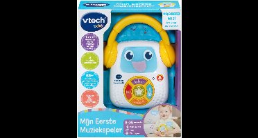 Vtech Baby Mijn Eerste Muziekspeler - Interactief Speelgoed - Incl. 23 Melodietjes & 9 Gezonden Liedjes - Cadeau - Vanaf 9 Maanden