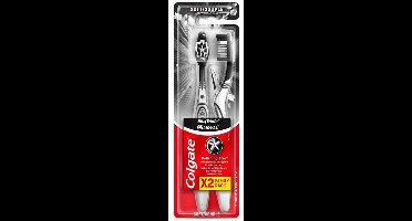 Colgate - Max White Houtskool Zachte Tandenborstel 2 stuks
