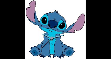 Stitch Mdf-wandklok Blauw