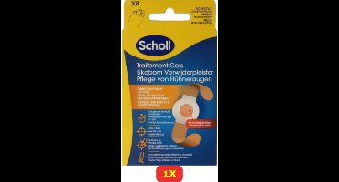 Scholl Likdoorn Verwijderpleisters - 8 stuks