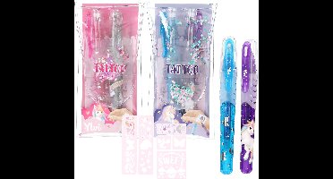 Depesche - Ylvi tattoo glitter gelpennen - 1 set
