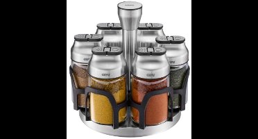 Kruiden Carrousel, Kruidenrek, 7-Delig, Glas, RVS, Voor 6 Soorten Kruiden - GEFU | KIPPO