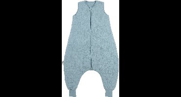 Meyco Baby Uni Baby Winter Slaapoverall Jumper - Pre-washed Hydrofiel - Jeans Blue - 92cm - 2.0 TOG