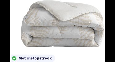 Zelesta Royalbed Oak Leafs 200x200 - Dekbed zonder overtrek - met Instopstrook - Wasbaar dekbed met Vaste Overtrek - All year zomerdekbed & winterdekbed