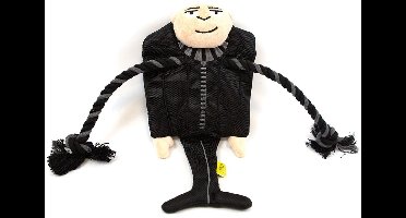 Minions pluche gru met sjaal en flostouw 23 cm