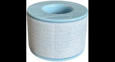 Micropore S surgical tape 2,5cm x 5 m | hypoallergene tape | blauw | eenvoudig op maat scheurbaar