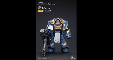 Joy Toy (CN) Warhammer The Horus Heresy Action Figure 1/18 Uitramarines Cataphractii Terminator Squad Terminator met Reaper Autocannon 14 cm Action Figuur