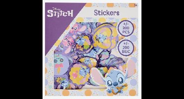 Lilo & Stitch XL Sticker Pakket - Inclusief 200 Grote Stickers - Stickerset - Knutselen & Kleuren - Tekenen - Knutsel Set - Hoge Kwaliteit - 200 Losse Stickers van Lilo en Stitch - Knutselpakket - Cadeau voor Jongens & Meisjes - Stickers