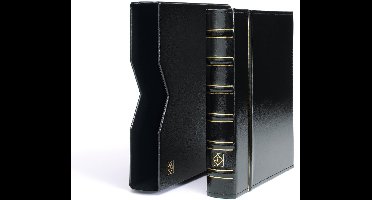 Album Vario (Classic), incl. cassette en zonder bladen - Zwart - 4 Rings - Afm: 255 x 310 x 60 mm