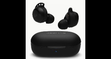 Jawfish Pro Sport TX 100% Draadloze Oordopjes – Zweet- en Regenbestendig - Super BASS - USB-C - Wingtips - Sport Oortjes Bluetooth 5.4 Wireless Earbuds - Qi Draadloos opladen - Passive Noise Cancelling - True Wireless EarBuds - 7u op 1 lading