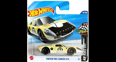 HOT WHEELS PORSCHE 904 CARRERA GTS YELLOW METALIC 100/250 HW RACE DAY 3/10