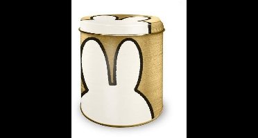 Bewaarblik Nijntje goud Ø10xh11,5cm