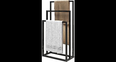 DailySupplies® Handdoekrek Badkamer - Handdoekhouder - Zwart