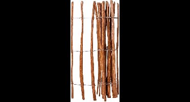 vidaXL - Hek - 120x250 - cm - hazelaarhout