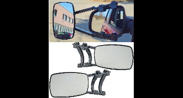 Universele Caravan spiegels Opzetspiegels voor Auto & Bus Veilig Rijden met Caravan of Aanhanger