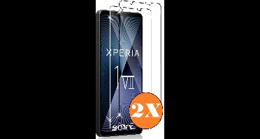 Screenprotector geschikt voor Sony Xperia 1 VII/1 VI 5G - gehard Glas Tempered Glass - 2 Stuks