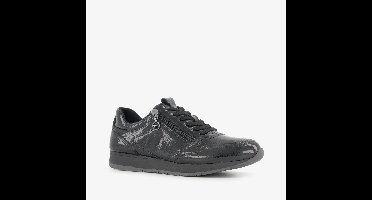 Tamaris lak dames sneakers zwart - Maat 38
