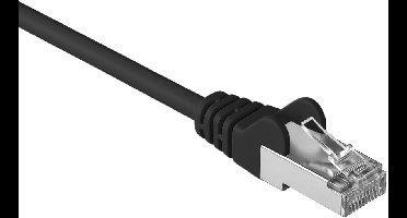 CAT5e FTP patchkabel - 2 meter zwart - netwerkkabel - internetkabel - UTP kabel