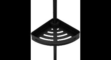 RFWR® Telescopische doucheplank Rechthoek Zwart