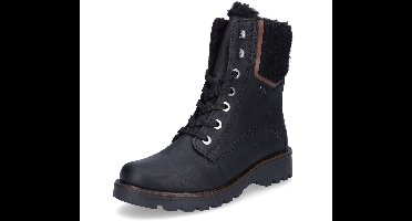 Rieker dames veterboot zwart