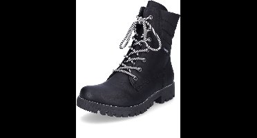 Rieker dames veterboot zwart