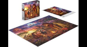 Ceaco - Silver Select - Disney - Steve Read - Le Roi Lion - Puzzle 1000 pièces - Stukjes