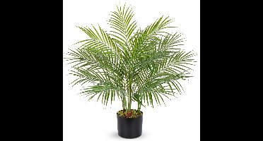 Boraboi® Levensechte Areka-kunstpalm van 90 cm met 12 Stammen voor Binnen en Buiten Decoratie