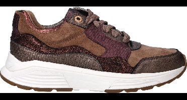 Xsensible Golden Gate Lady Sneakers - Leer - Dames - Bruin - Maat 43