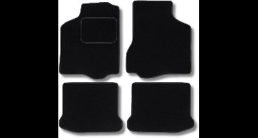 Mattastic® Automat - 4 Delig - Perfecte Pasvorm - Complete Set - Zwart - Geschikt voor Seat Ibiza II (1999-2001)