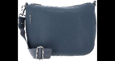 MANDARINA DUCK Leren schoudertas Mellow Leather Hobo Bag Iron petrol