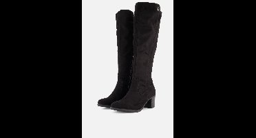 Rieker Hoge laarzen Sretch zwart Imitatiesuede - Dames - Maat 41