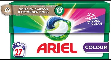 Ariel All-in-1 PODS Color Clean & Fresh – Wasmiddelcapsules – 27 stuks – Effectief bij lage temperaturen – Ecoclic verpakking