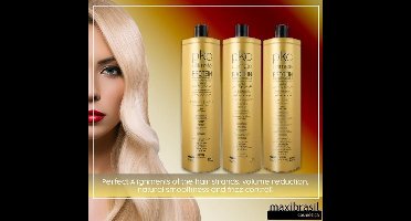 MAXILINE PROFISSIONAL PKC PROTEIN KERATIN WITH COLLAGEN STRAIGHTENING SET (STEP1,2.3)1000 ML