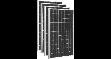 Zonnepaneel - Zonnepanelen - Monokristallijne - Waterdicht - met Glas - en Aluminium Frame - Lichtgewicht - Caravan - RV of Tuin - 12V - 450W - 3stuk - voor Boot - Camper