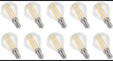 Spectrum LED Lamp E14 1W 230V - 100 Lumen - 2700K Warm wit - Gezellig licht - Energiezuinig - 10 stuks
