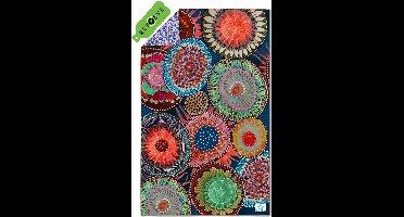 SooBluu - Compacte handdoek reishanddoek strandlaken voor dames - Duurzaam gemaakt van gerecycled plastic rPET tot Microvezel Strandhanddoek - ANEMON - dun lichtgewicht en sneldrogend - 100x160