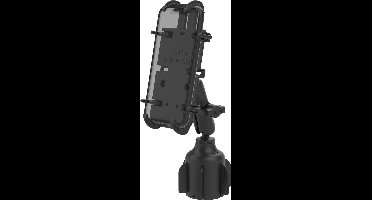 Quick-Grip™ XL-telefoonhouder met Stubby™-bekerhouderbasis