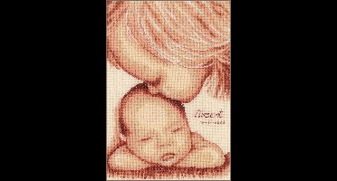 Vervaco - Telpakket kit - Geboorte - Kinderliefde - PN-0202580 - Borduren - Borduurpakket - Borduurpakket geboorte - Borduurpakket volwassenen