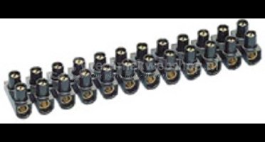 Legrand lusterklem 12-polig 25 mm2 zwart (034219)