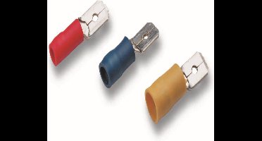 Cimco vlaksteker geisoleerd 1,5-2,5mm2 6,3X0,8 zak 100